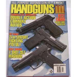   Handguns Nov. 1995 Double Action Combat Autos Jan M. Libourel Books