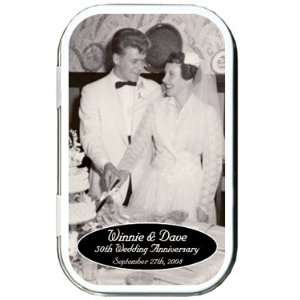  50th Anniversary Favors Photo Mint Tins Health & Personal 