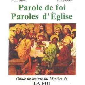   église (9782704105441) Bernard Sesboüé Georges Gilson Books