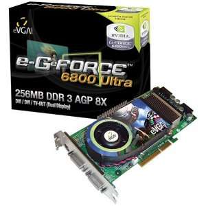  eVGA e GeForce 6800 Ultra, 256MB DDR3, Dual DVI/TV Out 