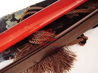 hand made japanese samurai katana dragon tsuba titanium adsorb folded 