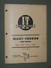 Shop Service Manual Massey Ferguso​n Models MF2745,MF2775 and 