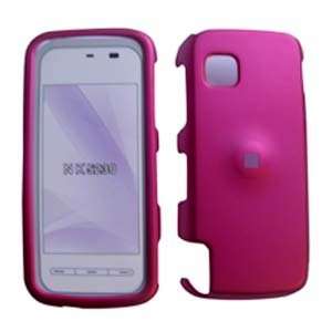   Red Rubberized Hard Protector Case for Nokia 5230 