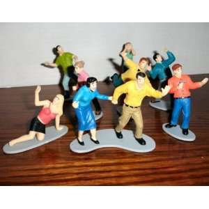  HORRIFIED & SCARED PEOPLE Set of nine Toys & Games