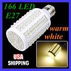 E27 10W 166LED Corn Bulb Lamp Light White 110 240V New  