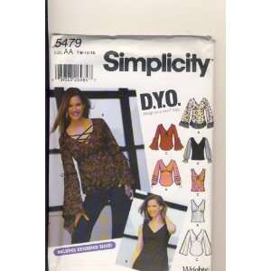  Simplicity Sewing Pattern 5479   Use to Make   Design Your 