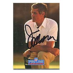 Jim Mora Autographed/Signed 1991 Pro Line Card
