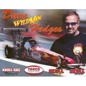   Wildman Hedges Torco Fuels NHRA drag racing postcard 