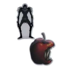  Death Note Pins   Ryuk and Apple (Set of 2) Toys & Games
