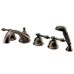   Faucet with American Lever Handles and Personal Hand Shower KS335.5AL