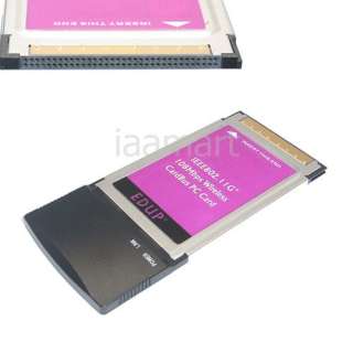   PCMCIA Wireless Network Adapter Wifi WLAN PC Card IEEE802.11G+  