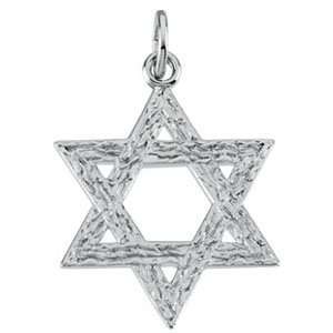  Star of David 25.5x22.75mm   Sterling Silver Jewelry