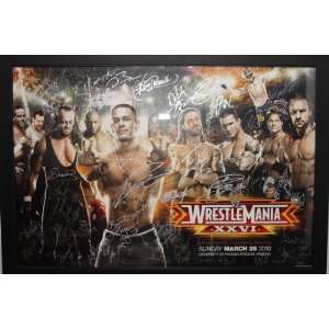 WWE Wrestlemania 26 XXVI Lithograph *Extremely Rare* With 
