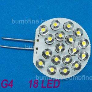 G4 Base18 LED Cabinet Spotlight Spot Light Bulbs Lamp DC 12VOLT Warm 