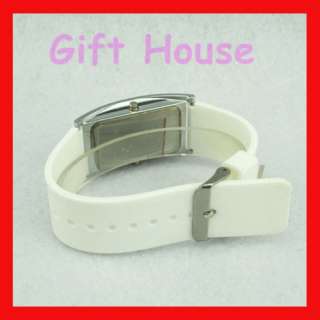NEW Red LED Digital Sport wrist Watch Fashion Unisex White  