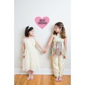 Wall Decal   Best Friend (in a heart)   selected color Dark Green 