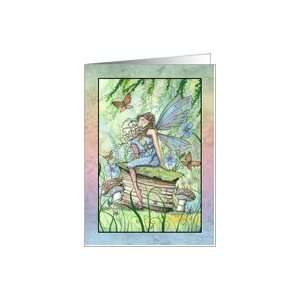  Thinking of You   Fairy and Butterflies Card Health 