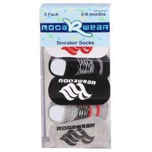  Roca R Wear 3 Pack 0 6 Mo Sneaker Baby Boy Socks Baby