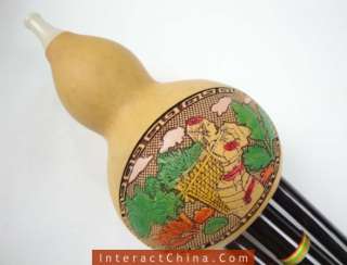 Yunnan Ethnic Gourd Flute Hulusi Woodwind + Case #101 721762361603 