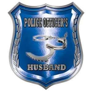 Law Enforcement Police Shield Badge Police Officers Husband Decal   2 