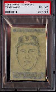 1965 Topps Baseball Transfers Tom Haller PSA 6 1 of 1 Graded None 