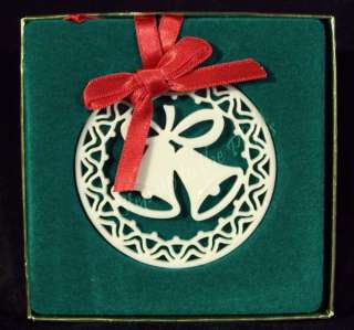 Lenox China 1985 YULETIDE Pierced Bells Christmas Tree Holiday 