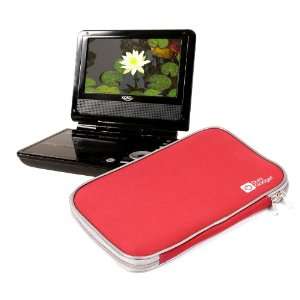   Dual Zip Portable DVD Player Carry Case For Xoro HSD 7790 Electronics