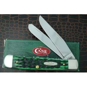   WORN BERMUDA GREEN BONE TRAPPER KNIFE 6254 SS 2003 First Production