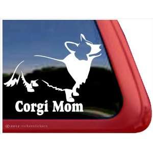  Corgi Mom ~ Cardigan Welsh Corgi Vinyl Window Auto Decal 