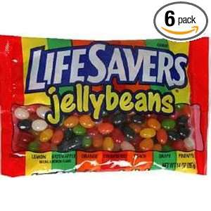 Life Savers Jelly Bean Assorted, 14 Ounce (Pack of 6)  