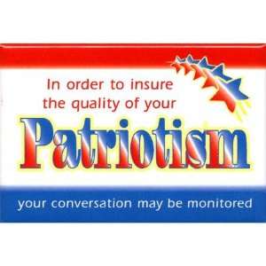  Monitored Patriotism