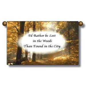  Id Rather be Lost  Mini Words Tapestry