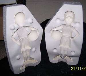 1339 BASKETBALL PLAYER [Clay Magic] c.1994 Ceramic Mold  
