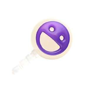  [Aznavour] Smile Ball Ear Cap for iPhone & Galaxy / Ivory 