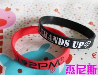 POP 2PM   Supporters band set (2pair) black & red  