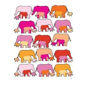  Warm Elephants Giclee Poster Print by Avalisa , 24x32 