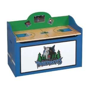 Guidecraft 12028 National Basketball Association Timberwolves Toy Box