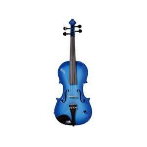  Barcus Berry Vibrato Acoustic Electric Violin   Blue 