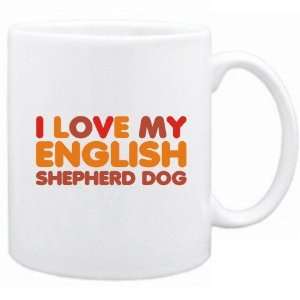  New  I Love My English Shepherd Dog  Mug Dog