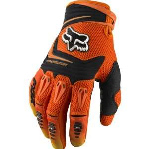  2012 Fox Pawtector Motocross Gloves   Orange   2X Large 