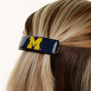    Michigan Wolverines 1 Rectangle Barrette