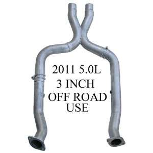 Greyhound Performance X1150 3 Off Road X Pipe for 2011 Ford Mustang GT 