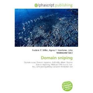  Domain sniping (9786134139250) Books