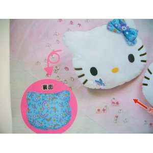  Official Blue Hello Kitty Face with Butterflies Plush 