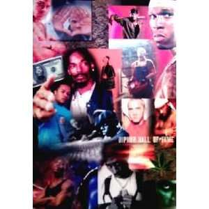  Hiphop Hall of Fame Poster ~ Rap Gods ~ 2pac Snoop Eminem 