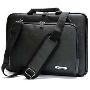Burnoaa Laptop Notebook MEMORY FOAM pad Case Bag Sleeve Faux LEATHER 