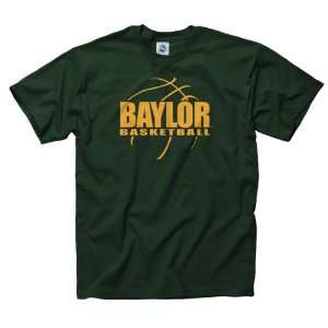  Baylor Bears Dark Green Primetime Basketball T Shirt 