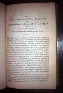 Fresenius, 1843 Rare & Important Chemistry  