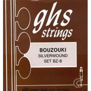  GHS Bouzouki 8 String (Greek)   Loop End Silverwound, .011 
