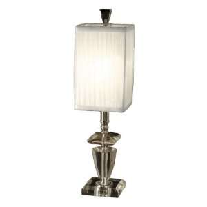  Dale Tiffany GA80246 Crystal Accent Lamp, Brushed Nickel 